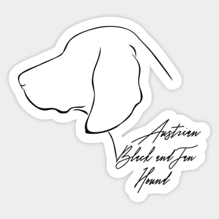 Proud Austrian Black and Tan Hound profile dog lover Sticker